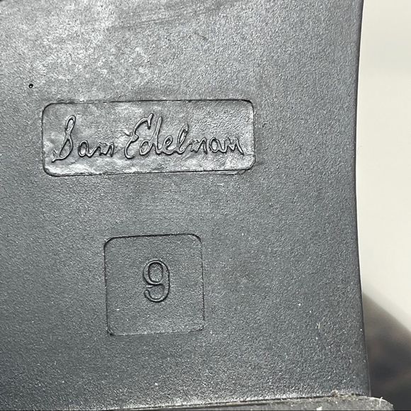 Sam Edelman Tinsley Rain Boots Dark Leopard Women's Size 9M Chelsea Round Toe - Picture 9 of 12